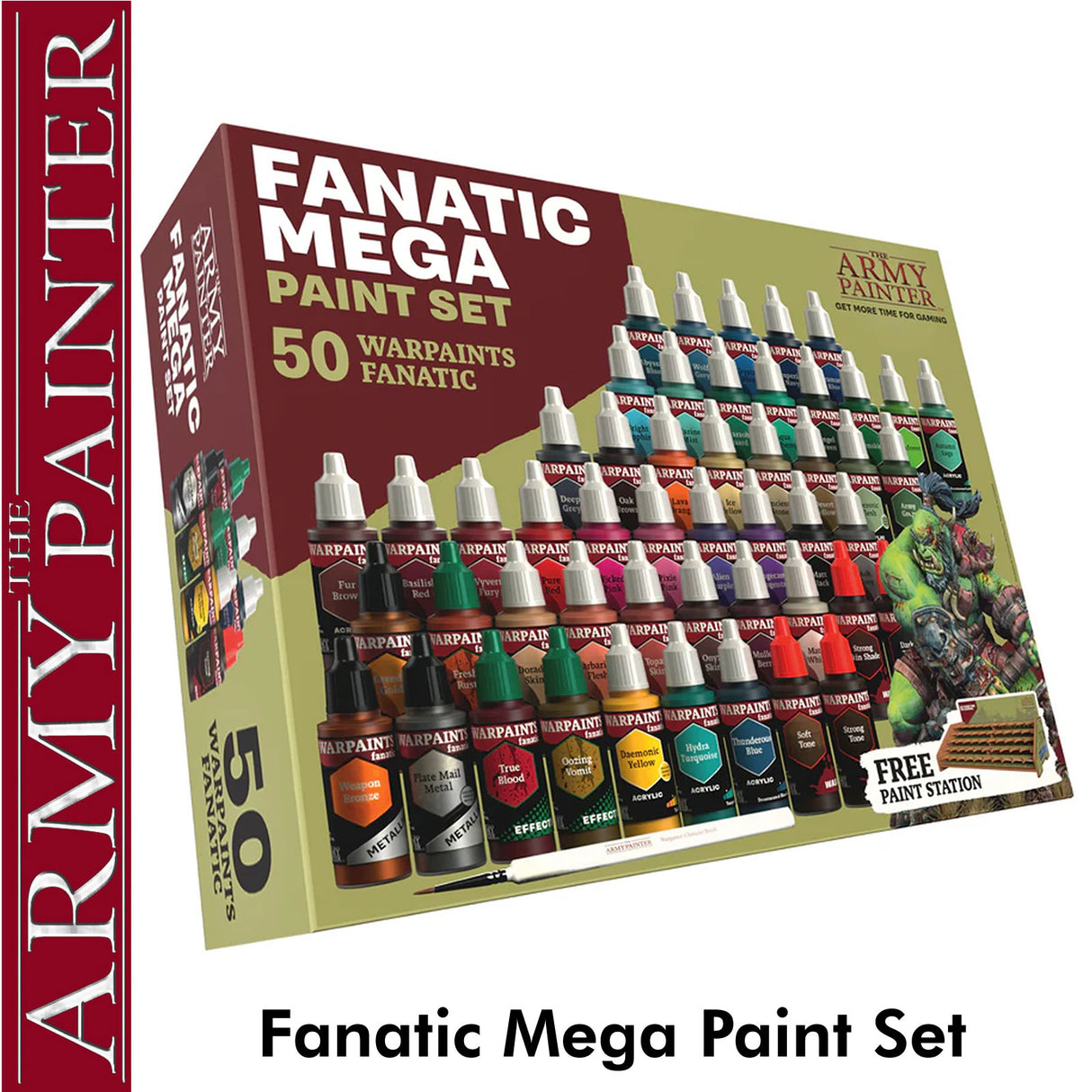 Warpaints Fanatic Mega Paint Set - Acrylic - 18ml Bottles | Army Painter | WP8067P