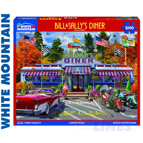 Bill & Sally's Diner 1000 Pieces Jigsaw Puzzle 1631
