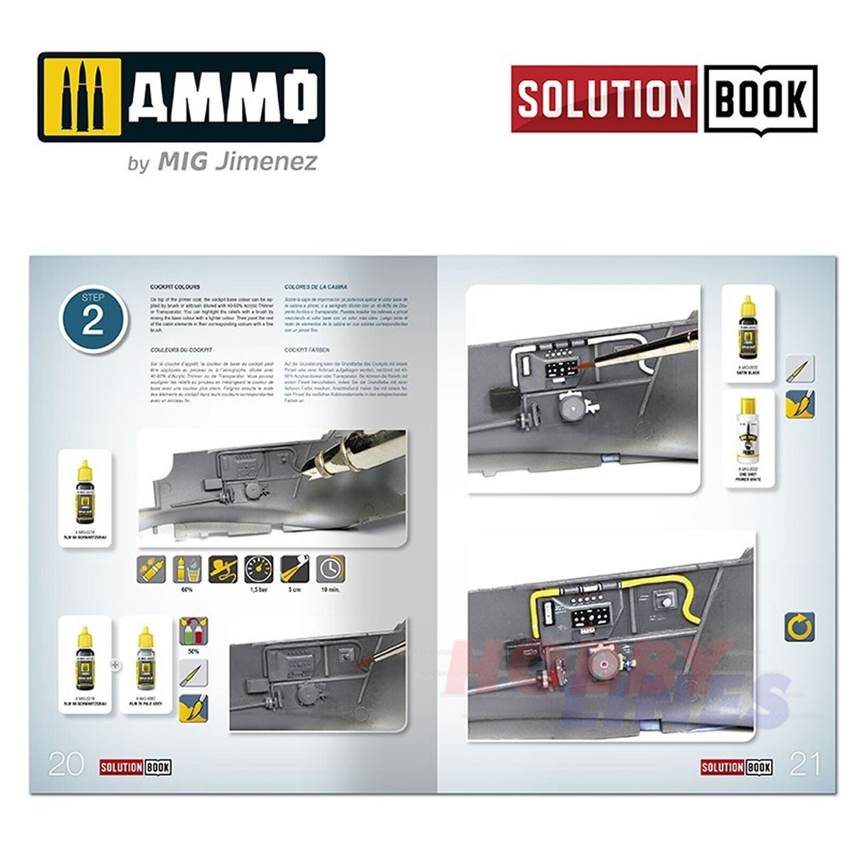 How to Paint WWII LUFTWAFFE MID WAR Aircraft SOLUTION BOOK Ammo by Mig MIG6526
