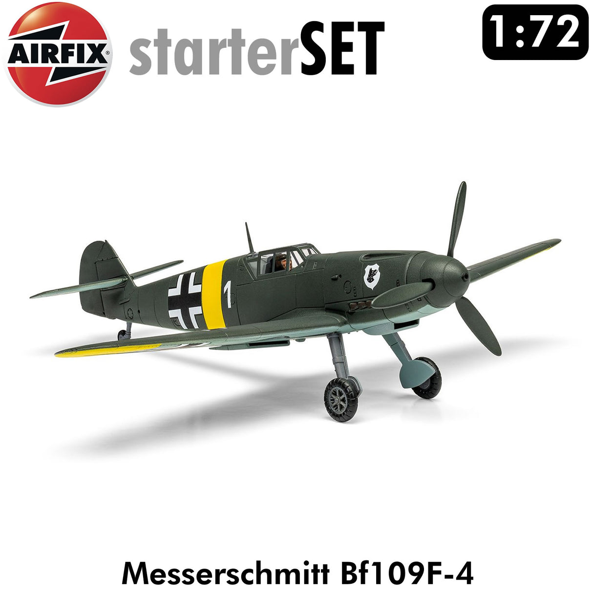 Messerschmitt Bf109F-4 WWII Starter Set | Airfix | A55014
