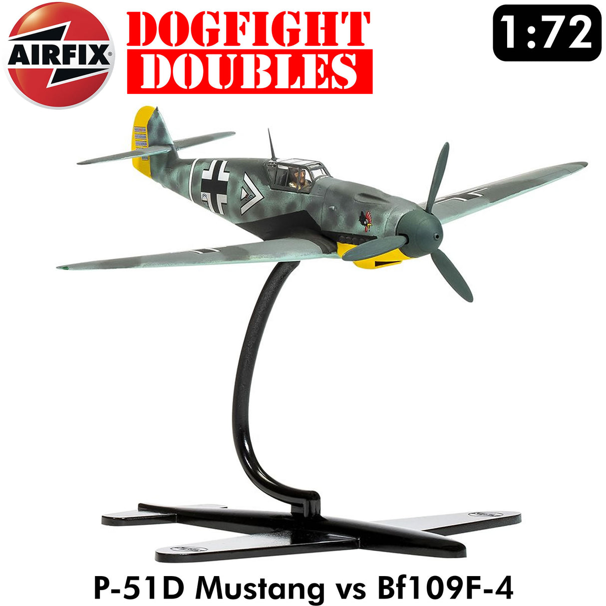 Dogfight Double - P-51D Mustang vs Bf109F-4 -Model Kit | Airfix | A50193