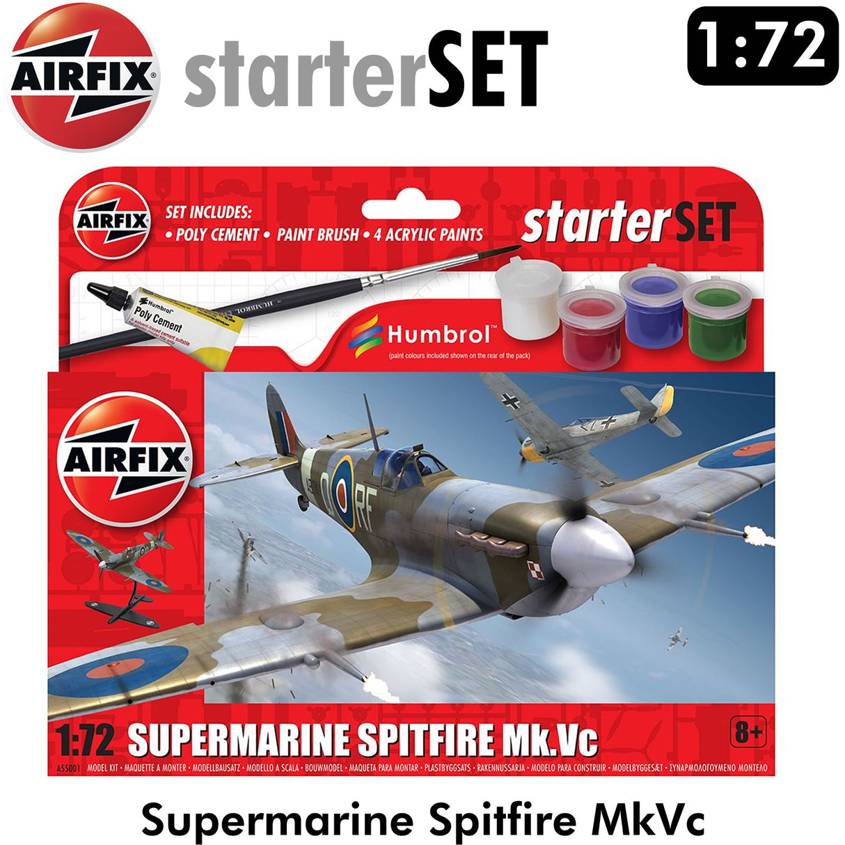 Supermarine Spitfire Starter Set | Airfix | A55001