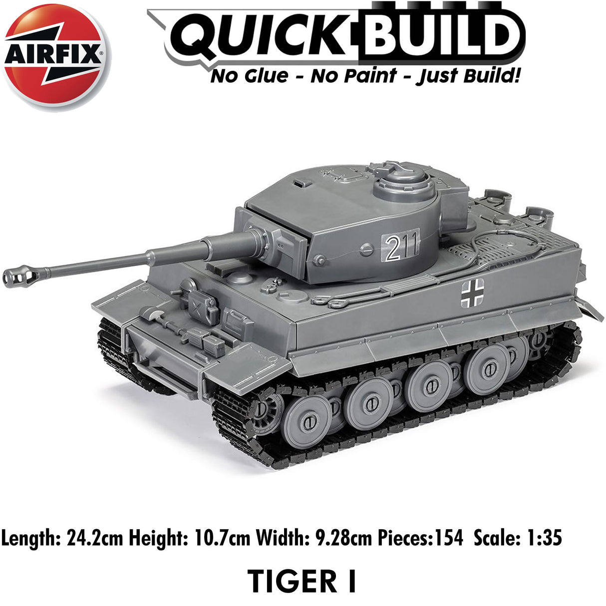 Tiger I Tank - Model Kit | Airfix | J6041