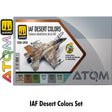 ATOM IAF Desert Colours Set - 6 20ml Acrylic Paint | Ammo by Mig Jimenez