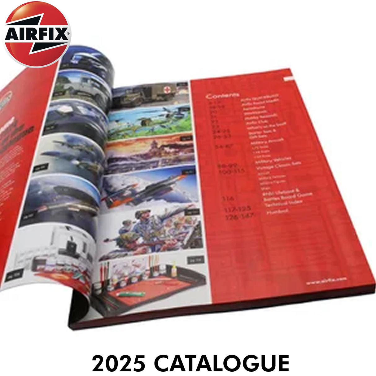 Airfix 2025 Catalogue Full Colour - 148 pages inc. Humbrol paint & accessories | A78205