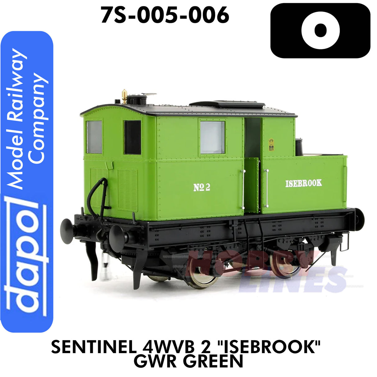 Sentinel Y1/Y3 Isebrook GWR 2 - DCC Ready  | Dapol | 7S-005-006