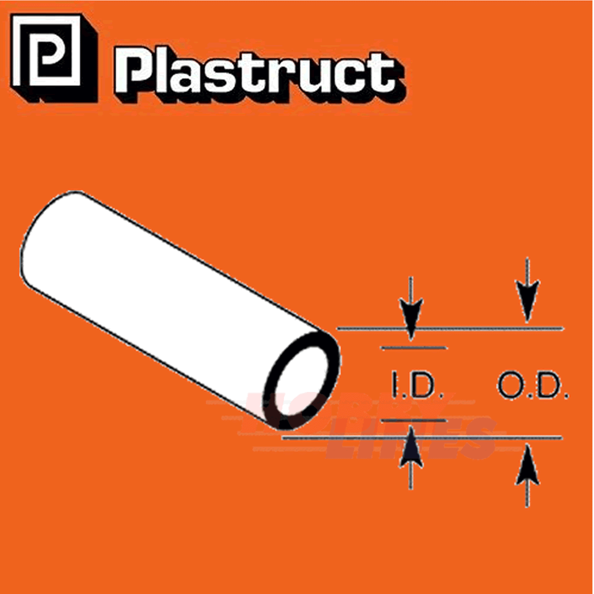 ROUND TUBES range styrene ABS plastic polystyrene PTBFS Tube PLASTRUCT