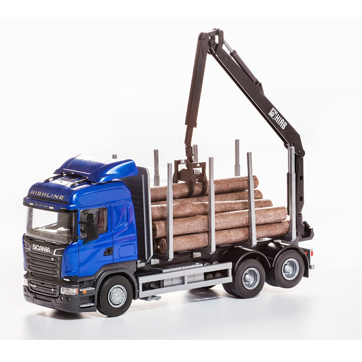 Timber Truck with Crane - Toy Truck - 1:25 | EMEK | 75-7004-50