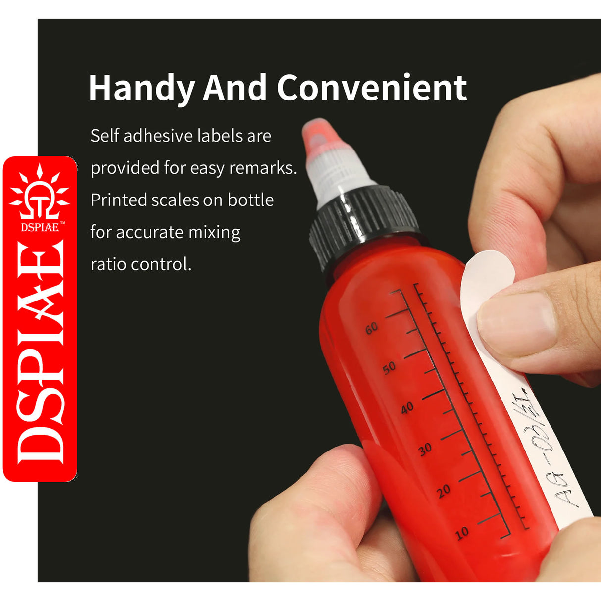 COLOUR MASTER MIXER BOTTLE Flow Control Top Graduated bottle MS-B57 | Dspiae