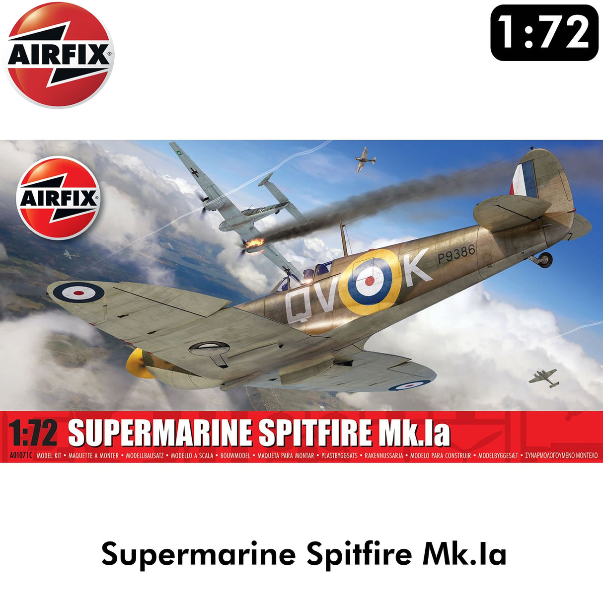 Supermarine Spitfire Mk.Ia - Model Kit | Airfix | A01071C