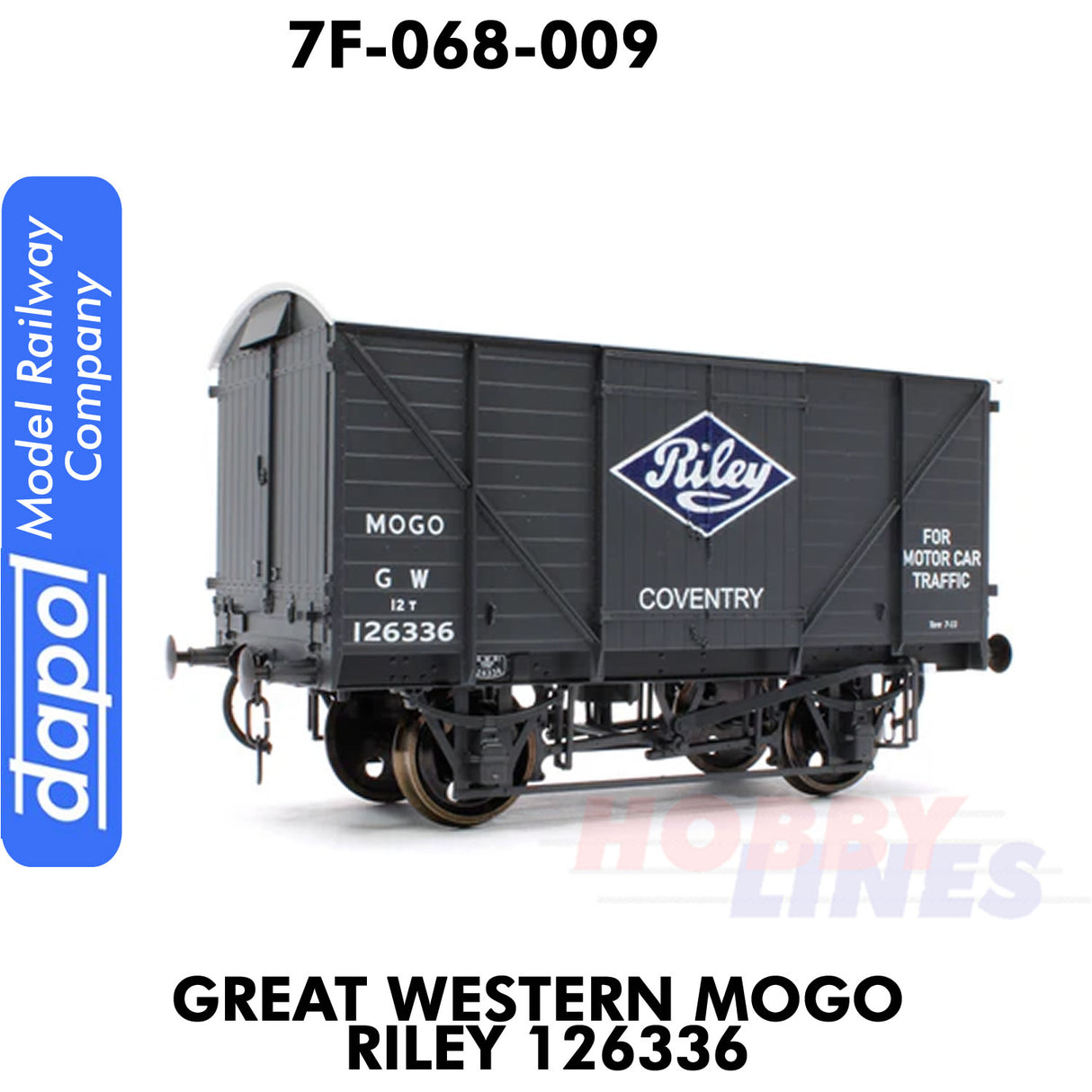 Great Western Railway Mogo Riley -126336 | Dapol | 7F-068-009