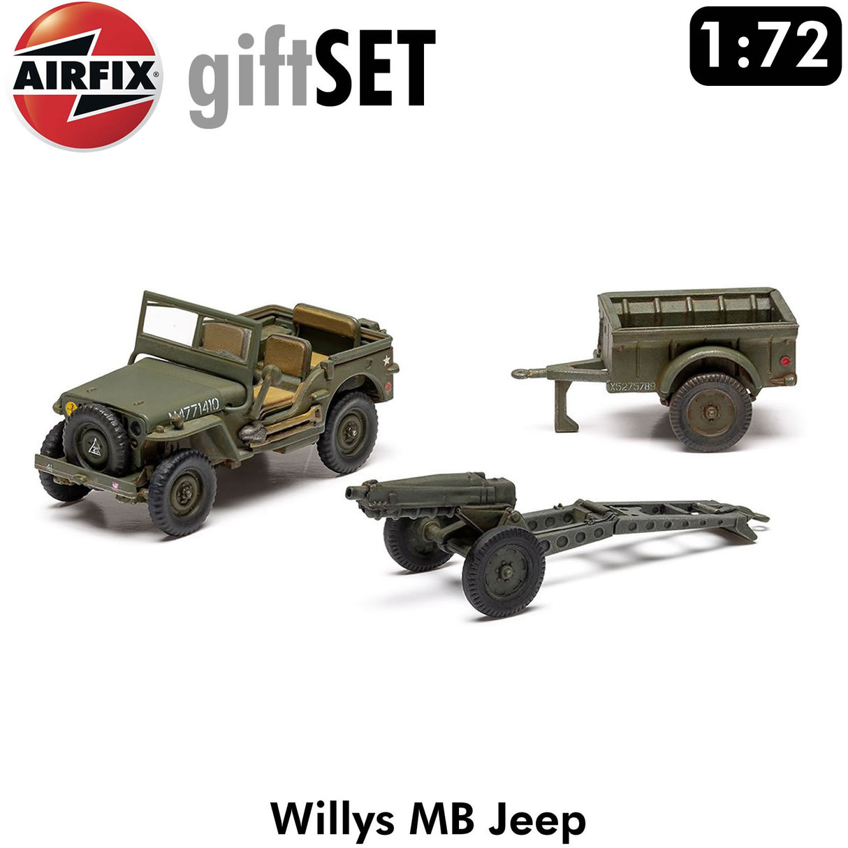 Willys MB Jeep WWII Starter Set | Airfix | A55117A