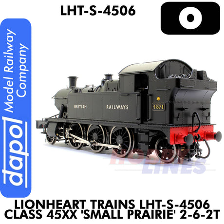 Class 45xx Small Prairie 2-6-2T - BR Black with British Rail Lettering  - DCC Ready | Lionheart Trains | LHT-S-4506