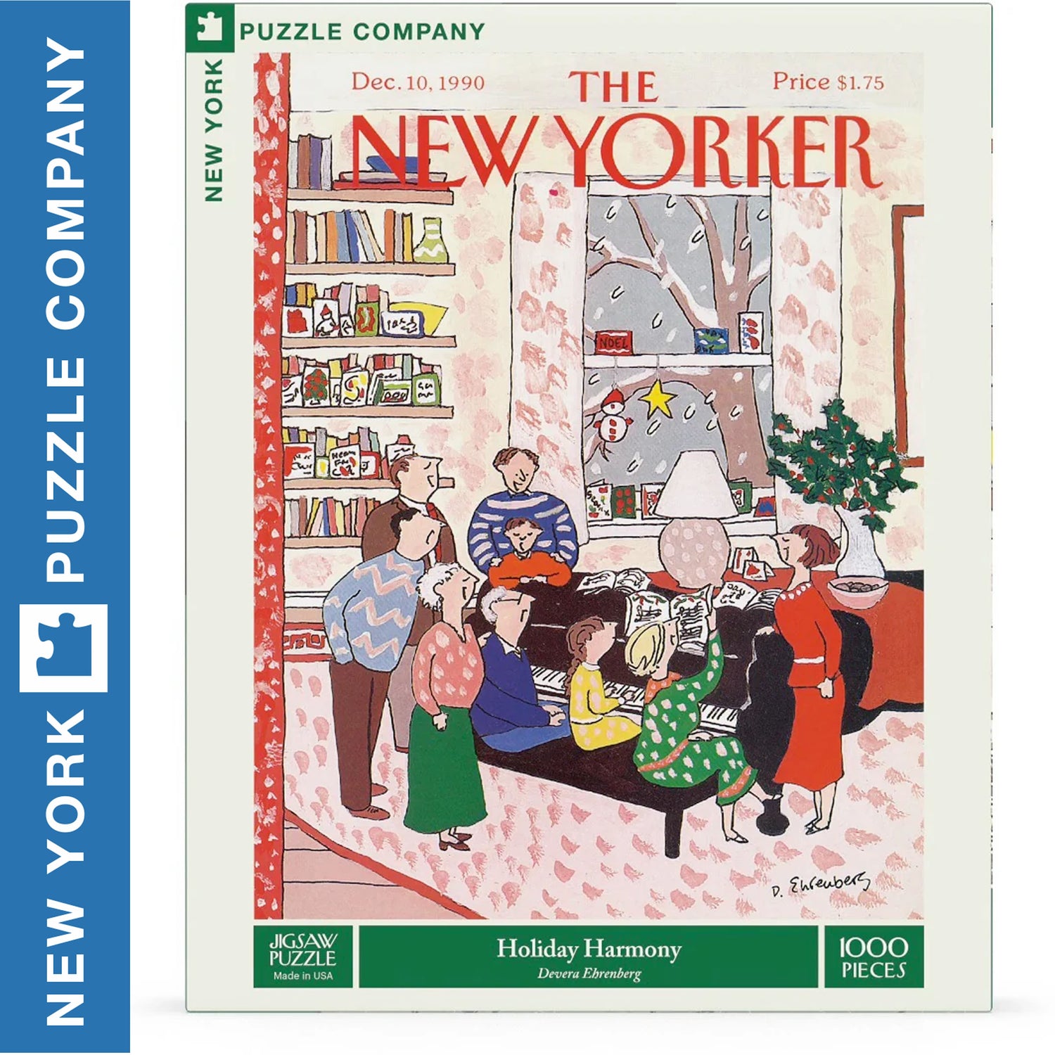 HOLIDAY HARMONY New York Puzzle Company 1000pc Random Cut Jigsaw