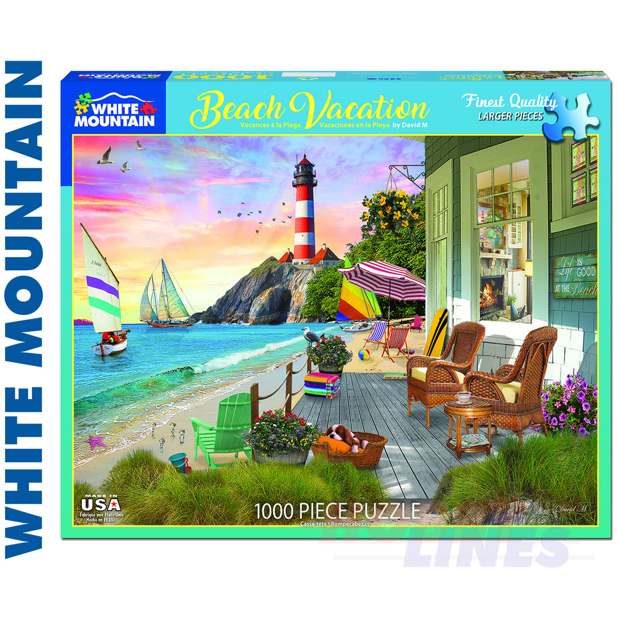 Beach Vacation 1000 Piece Jigsaw Puzzle 1458
