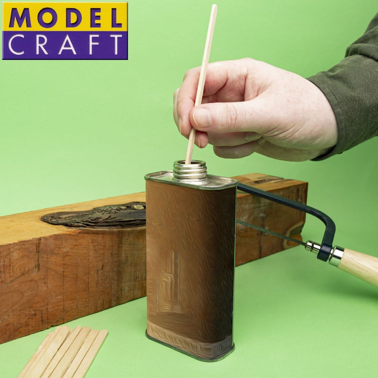 Wooden Mixing Sticks - 25 Pack | ModelCraft | PPS1025