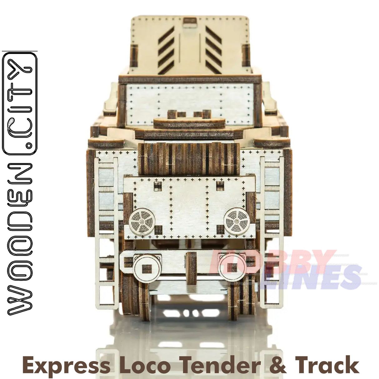 Express Loco Tender & Track - 3D Puzzle | Wooden City | WR323