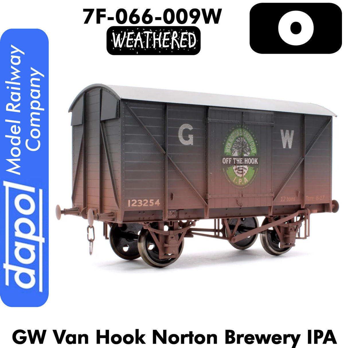 GW Van Hook Norton Brewery IPA Weathered Wagon 1:43.5 O | Dapol | 7F-066-009W