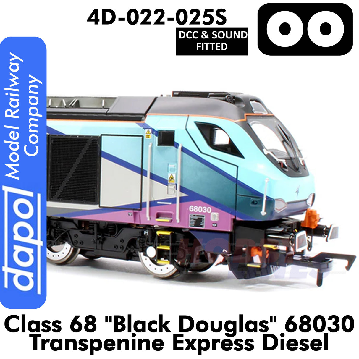 Class 68 - Black Douglas 68030 Transpenine Express | Dapol |  4D-022-025S