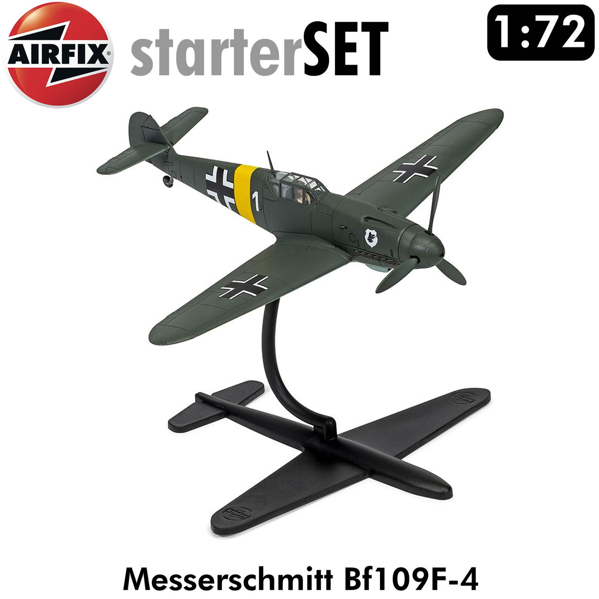 Messerschmitt Bf109F-4 WWII Starter Set | Airfix | A55014