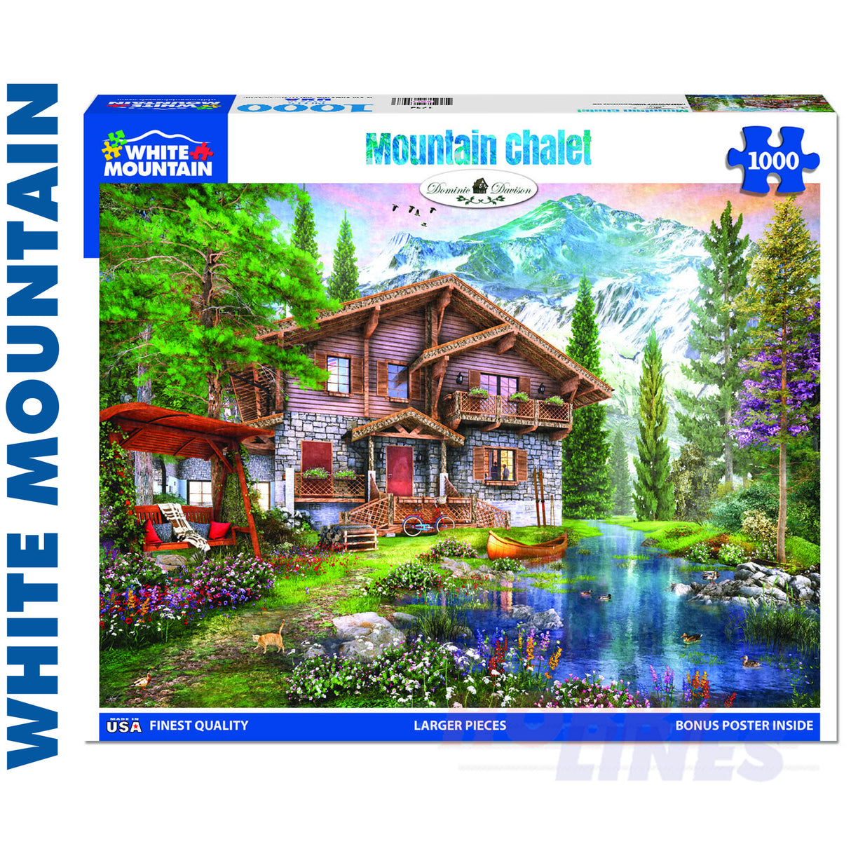 Mountain Chalet 1000 Piece Jigsaw Puzzle 1743