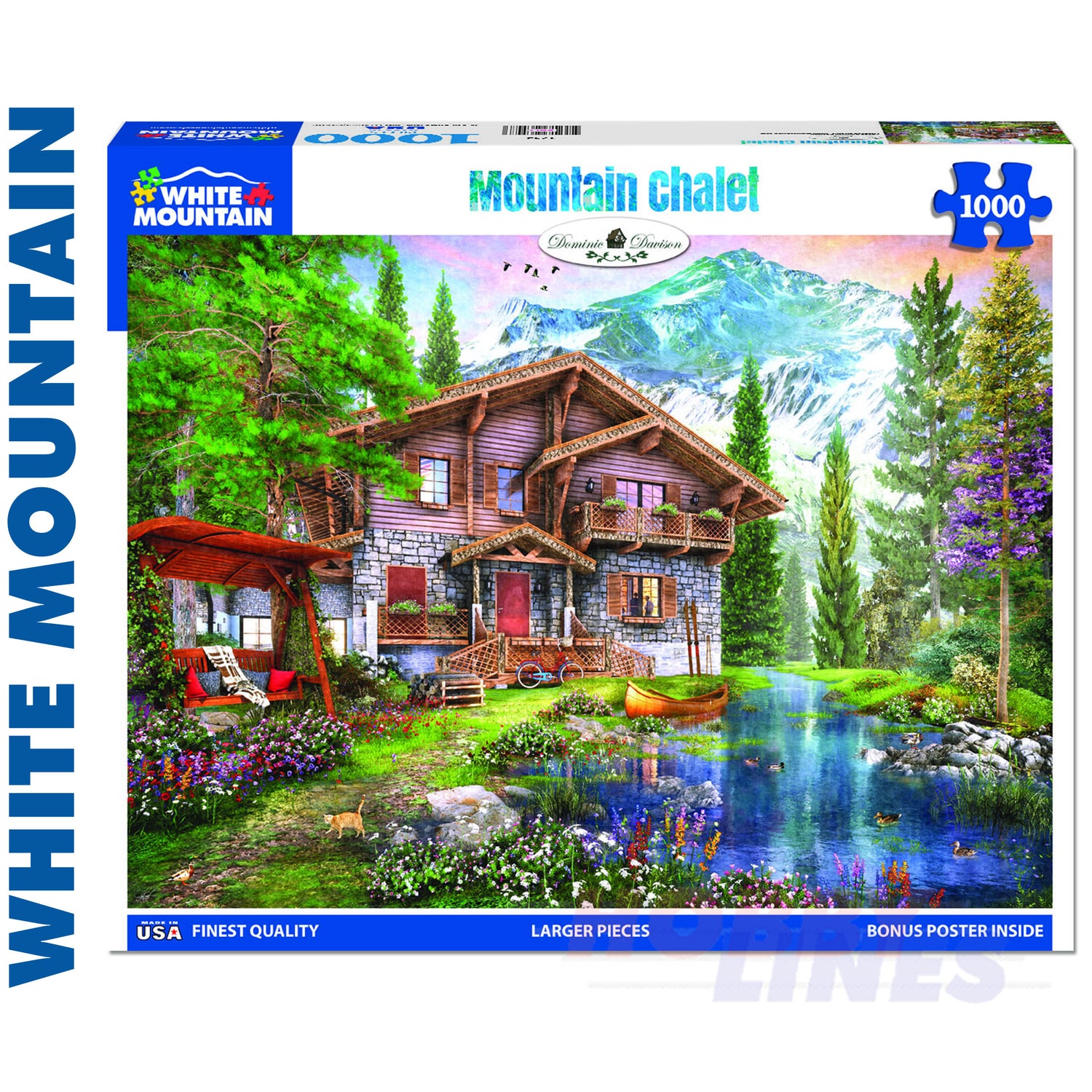 Mountain Chalet 1000 Piece Jigsaw Puzzle 1743