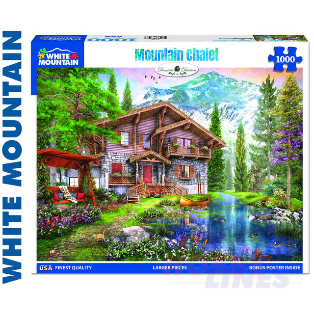 Mountain Chalet 1000 Piece Jigsaw Puzzle 1743