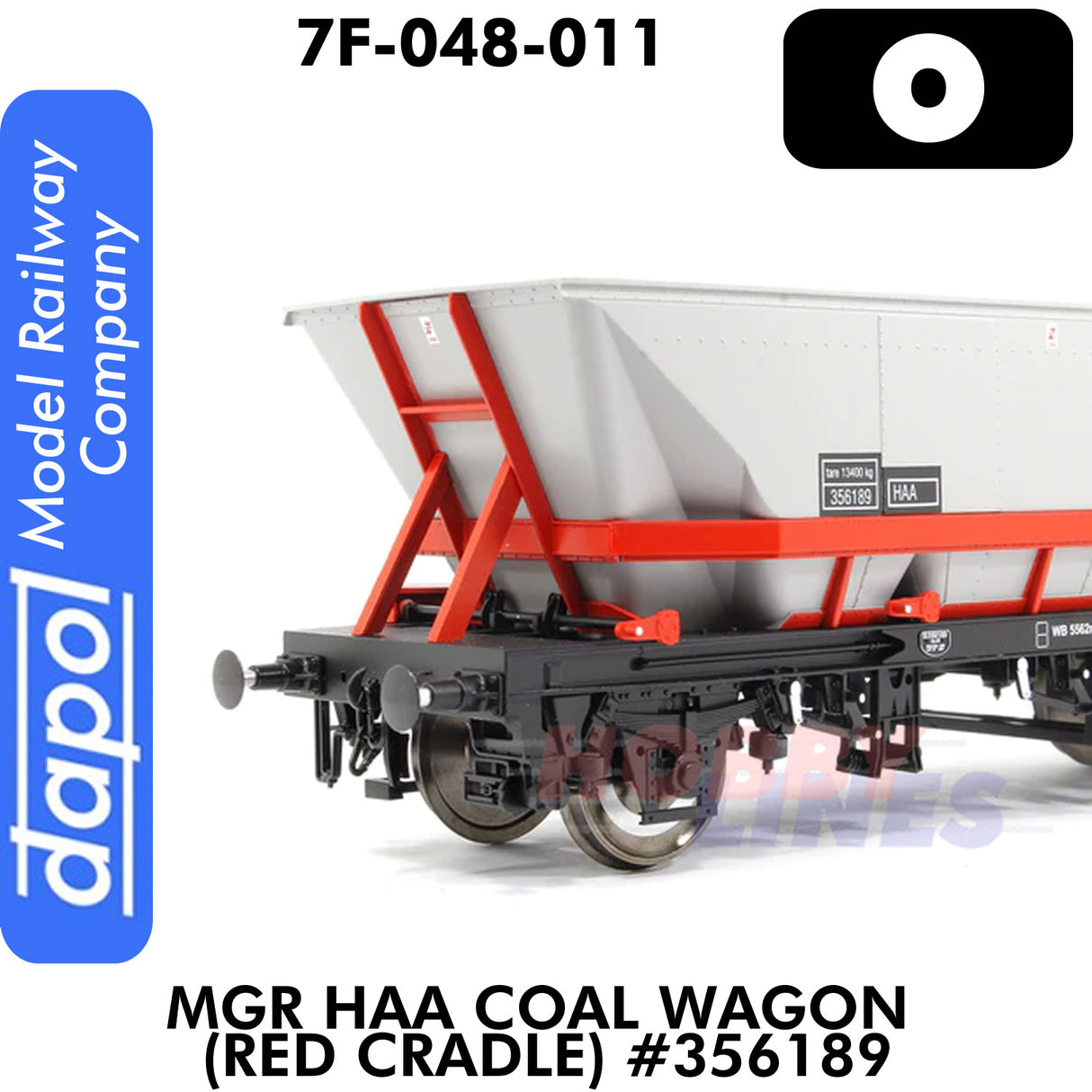 MGR HAA Coal Wagon Red Cradle - #356189 | Dapol | 7F-048-011