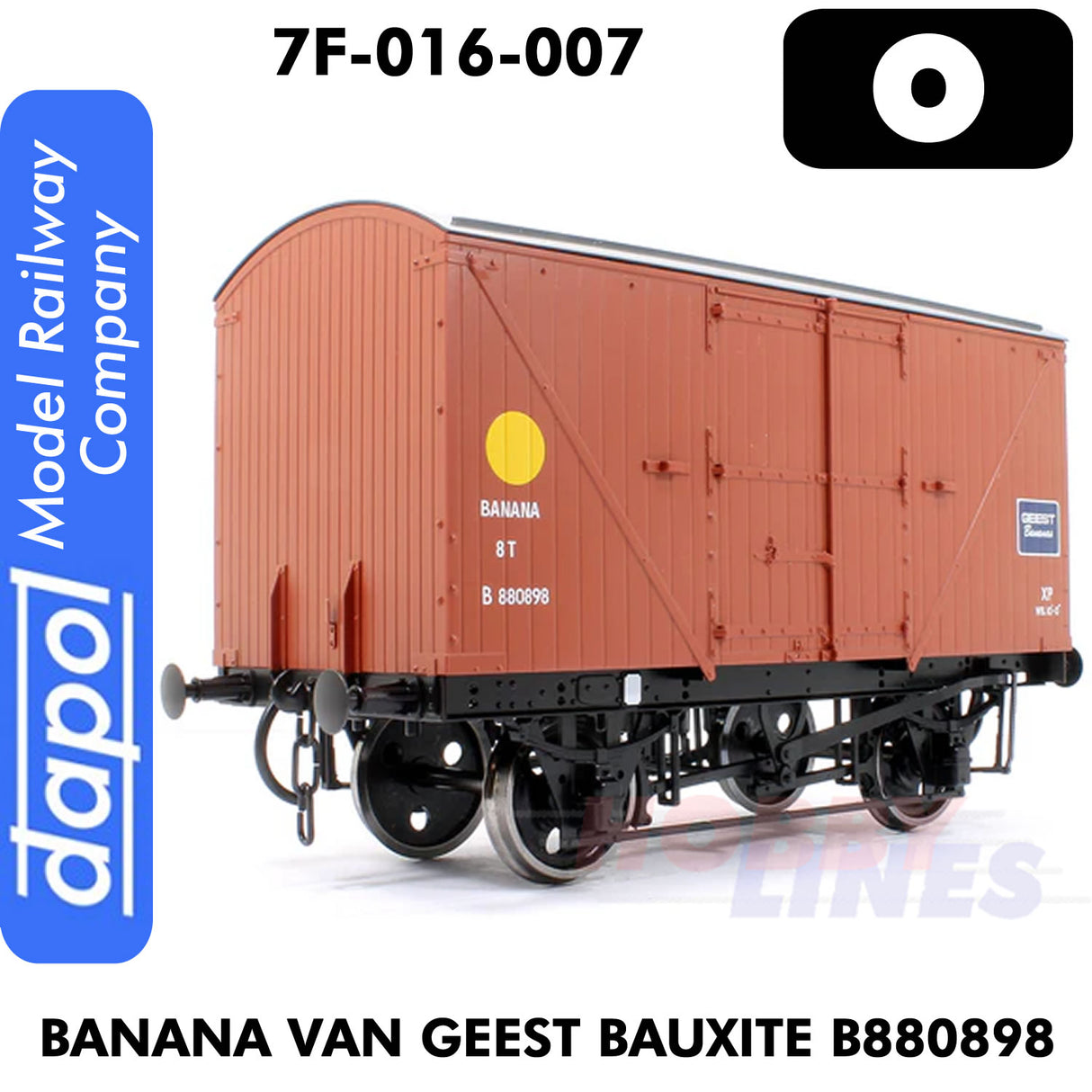 Banana Van Geest Bauxite B880898 - Wagon | Dapol | 7F-016-007