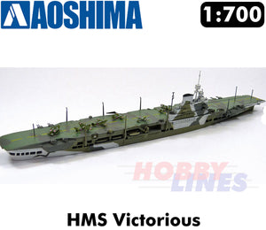 HMS Victorious Aircraft Carrier Waterline series 1:700 model kit AOSHIMA 05106