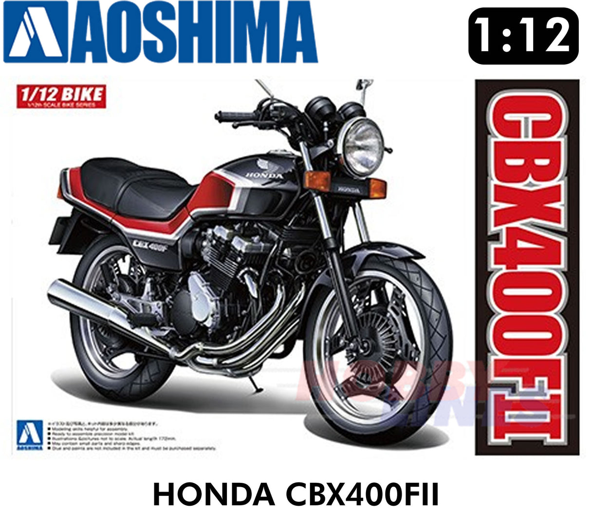 HONDA CBX400FII Motorcycle 1:12 model kit AOSHIMA 05167