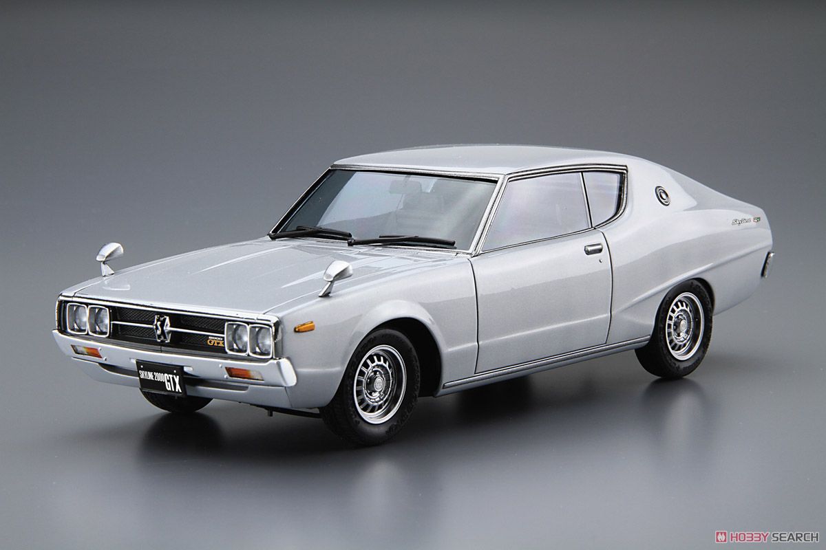 Nissan GC111 Skyline HT 2000GTX-E '76 1976 1:24 scale model kit Aoshima 05351
