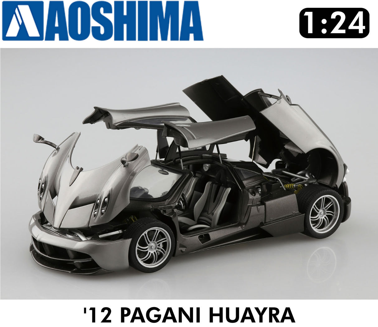 PAGANI HUAYRA '12 2012 Twin-Turbo supercar 1:24 scale model kit Aoshima 05806