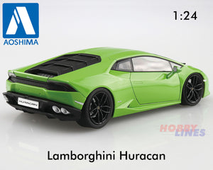 LAMBORGHINI Huracan Super Car '14 1:24 Scale Model Kit Aoshima 05846
