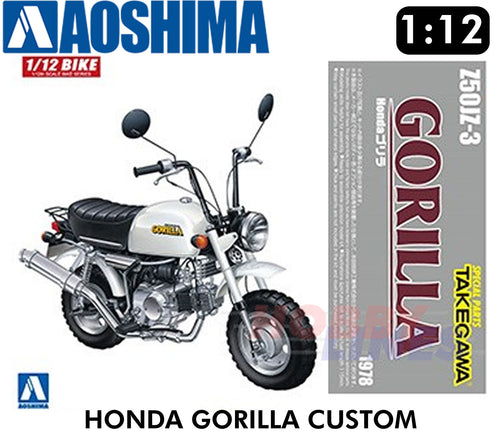 HONDA GORILLA BIKE Z50JZ-III CUSTOM TAKEGAWA VER.1 motorcycle 1:12 Aoshima 05870