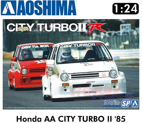 Honda AA CITY TURBO? '85 1st GenHonda Jazz 1:24 scale model kit Aoshima 05912