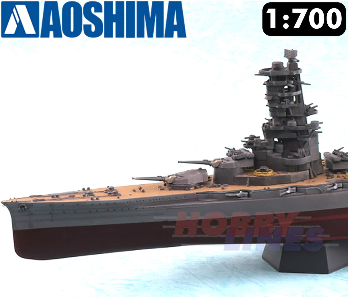 IJN Battleship YAMASHIRO '44 Full Hull METAL GUN BARRELS 1:700 model kit AOSHIMA