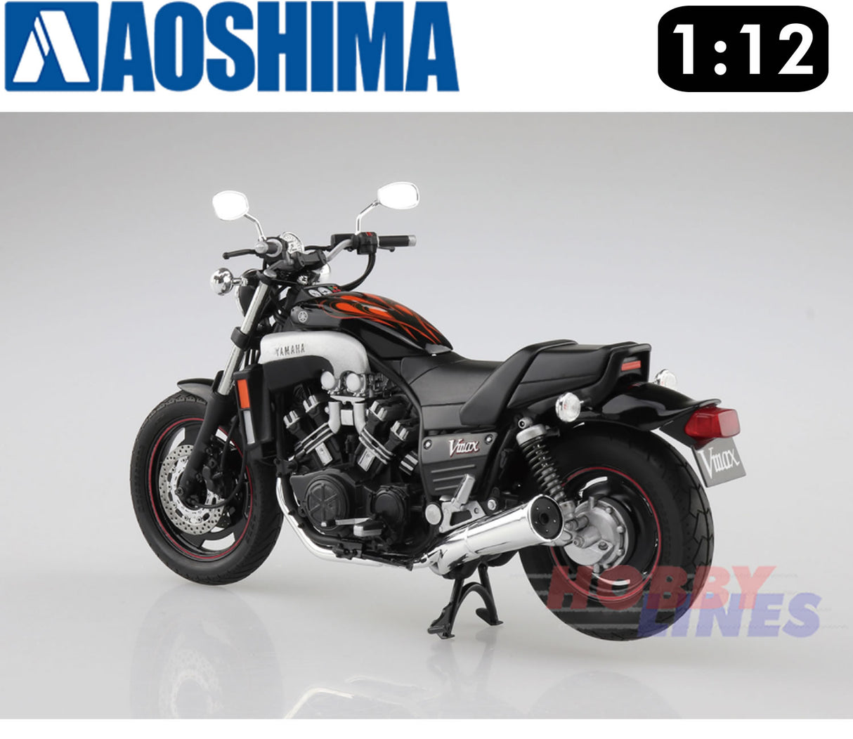 YAMAHA 4C4 Vmax '07 motorcycle 1:12 model kit AOSHIMA 06230