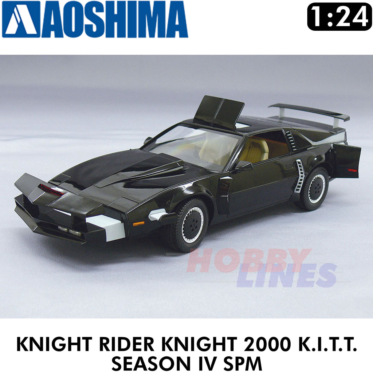 KNIGHT RIDER 2000 K.I.T.T. SEASON 4 S.P.M. TV 1:24 Pontiac KR-04 AOSHIMA 06378
