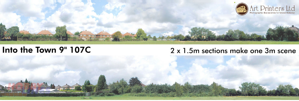 INTO THE TOWN Pack C 107C OO ID Backscenes Art printers STD/Premium 9"