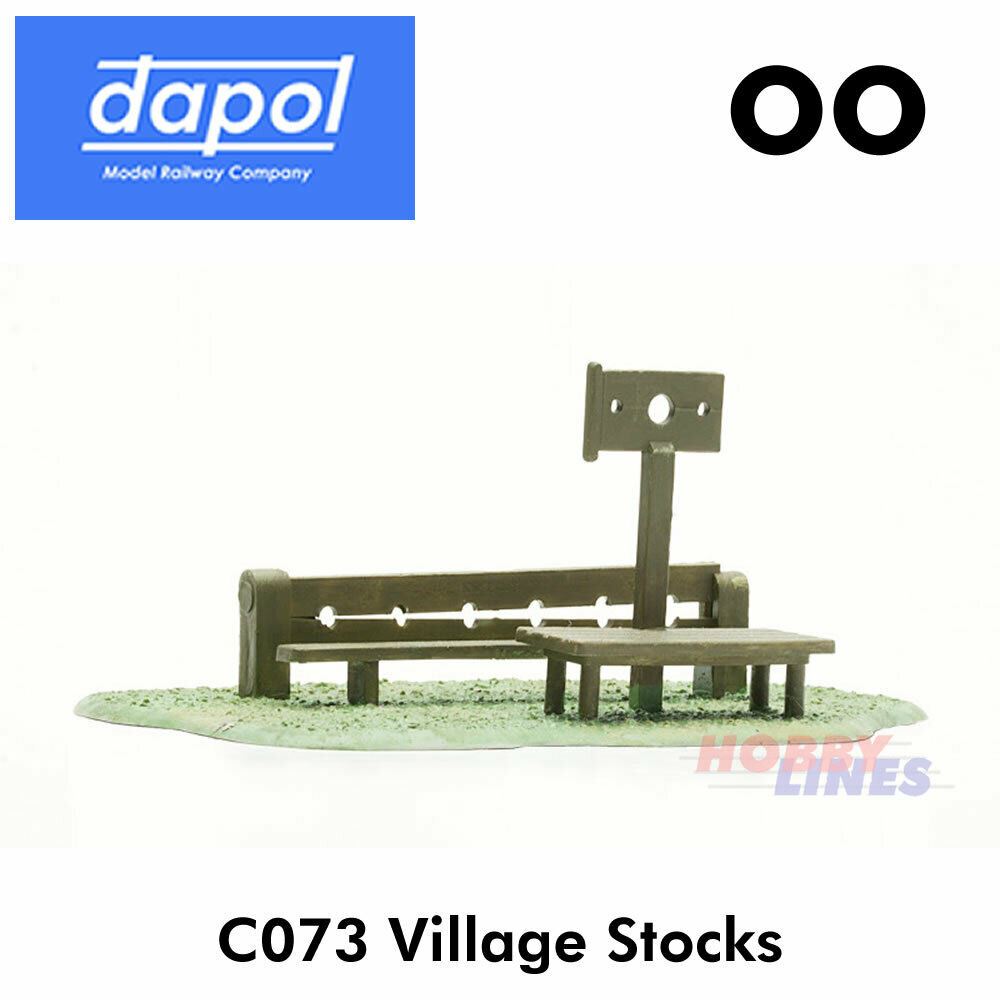 VILLAGE STOCKS KitMaster scenery Kit Dapol OO Gauge model railway C073