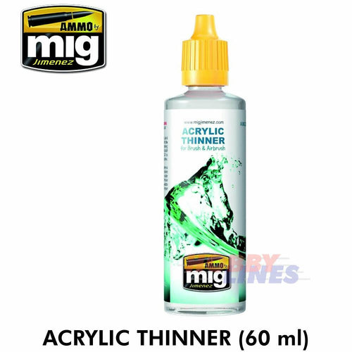 ACRYLIC THINNER 60ml water based acrylics thinner AMMO By Mig Jimenez Mig2000