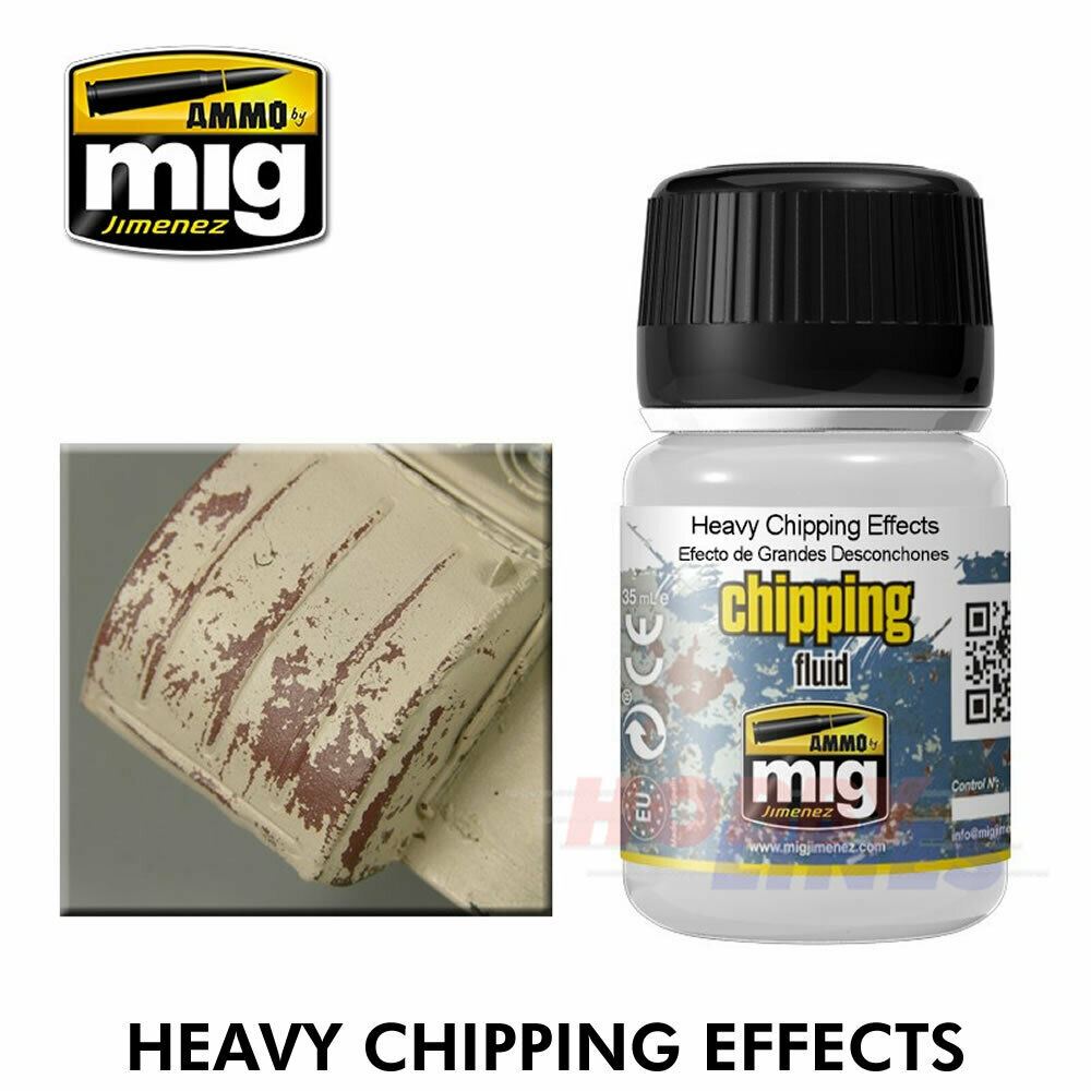 HEAVY CHIPPING EFFECTS 35ml create chip surface wear AMMO Mig Jimenez Mig2011