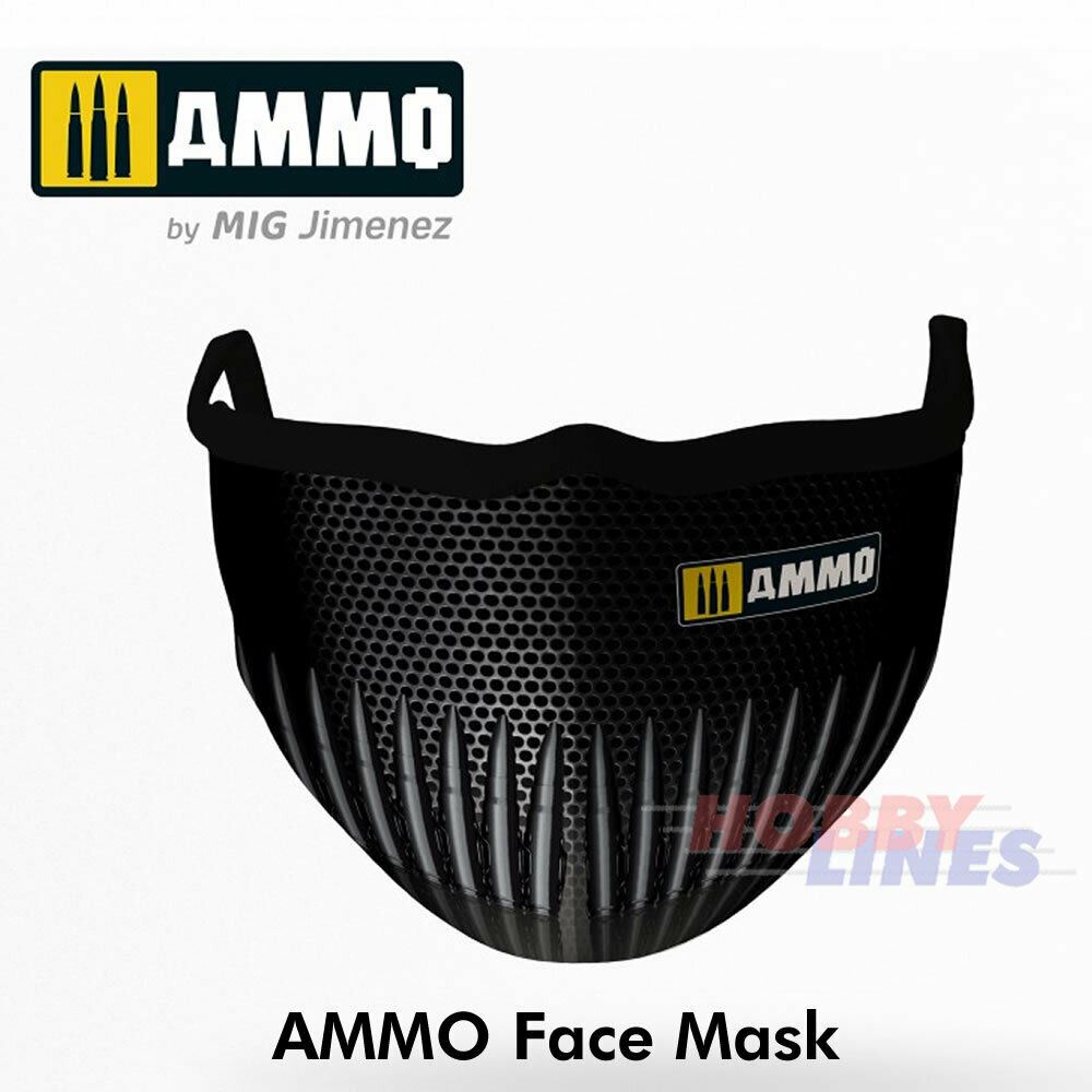 Ammo FACE MASK Range Reusable hygienic protective 6 Designs AMMO By Mig Jimenez