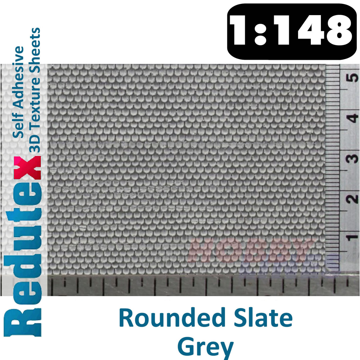 Redutex ROUNDED SLATE Grey N 3D Flexible Texture Building Sheet 148PP112