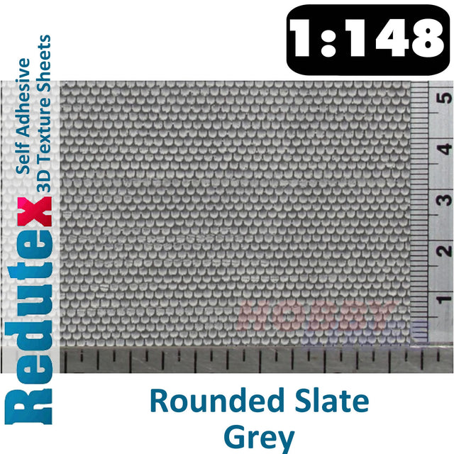 Redutex ROUNDED SLATE Grey N 3D Flexible Texture Building Sheet 148PP112