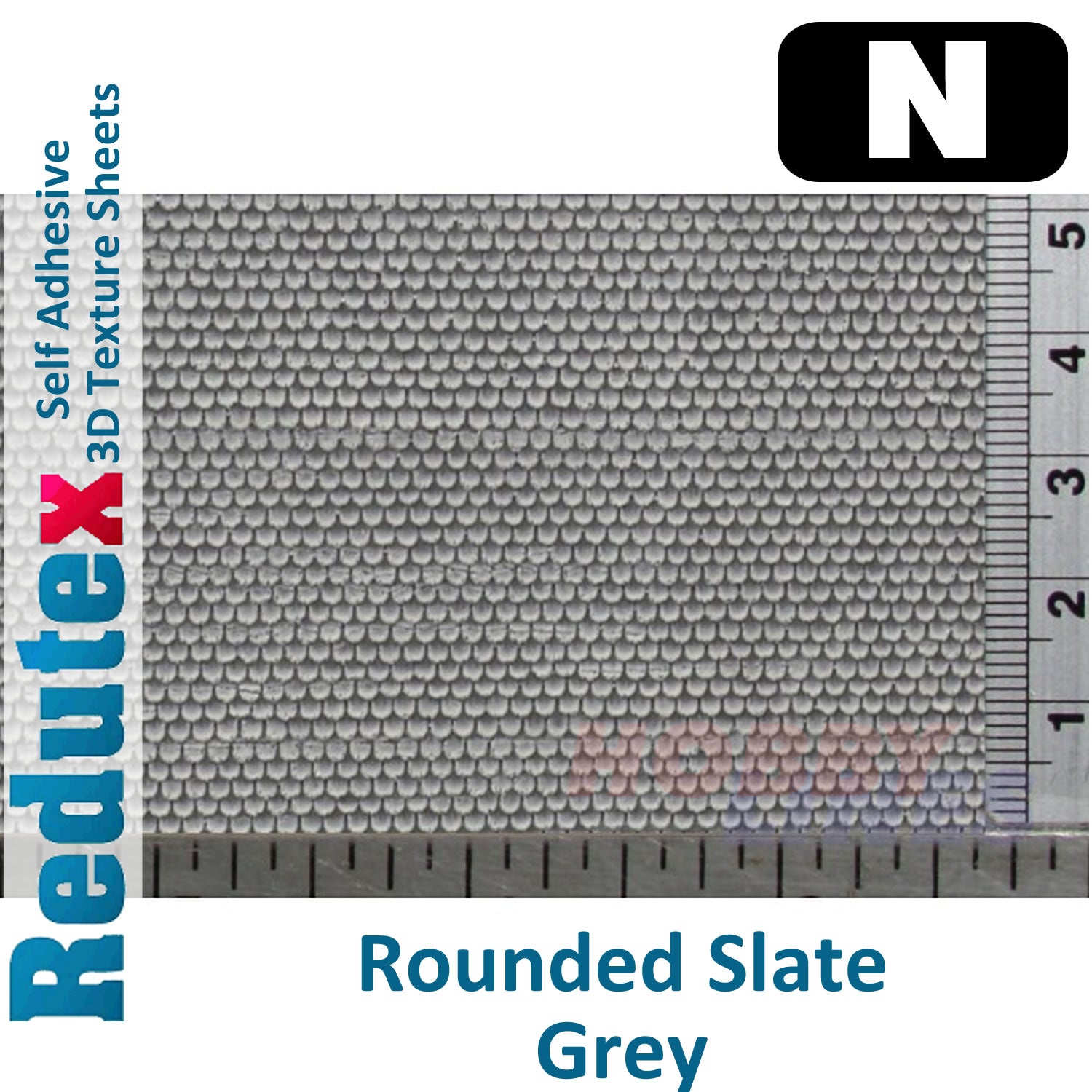 Redutex ROUNDED SLATE Grey N 3D Flexible Texture Building Sheet 148PP112