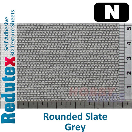 Redutex ROUNDED SLATE Grey N 3D Flexible Texture Building Sheet 148PP112