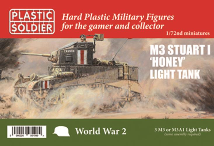 Plastic Soldier Company 1:72 WWII ALLIED STUART HONEY M3 Scale PSC WW2V20026