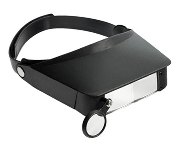 Headband Magnifier 3 lenses 1.8x 2.3x 3.7x 4.8x Magnification Expo Tools 73840